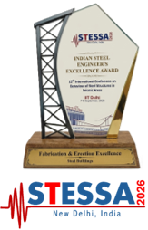 Indian Steel Engineer's Excellence Award trophy, STESSA 2026 New Delhi